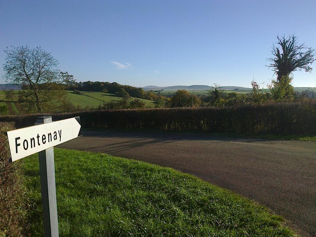 Au Cheval Bleu Acomodação com café da manhã Fontenay-près-Vézelay Exterior foto